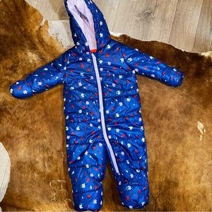 Joe Fresh one piece snowsuit 18-24 months